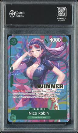 One Piece Nico Robin #P-111 Battle Winner Promo