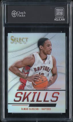 2013-14 Panini Select Skills DeMar DeRozan #9 Silver Prizm