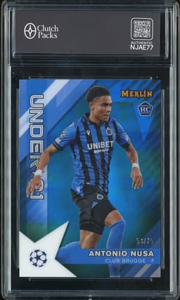 2023 Topps Merlin Under 21 Antonio Nusa #U21-17 Blue /75