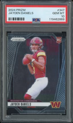 2024 Panini Prizm Jayden Daniels #347 PSA 10