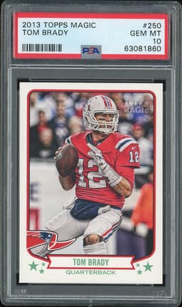 2013 Topps Magic Tom Brady #250 PSA 10
