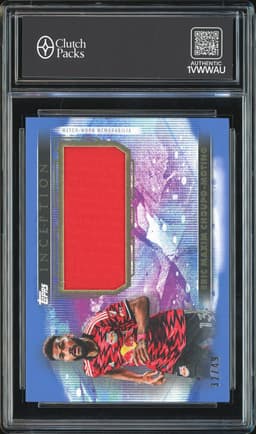 2025 Topps Inception Jumbo Relic Card Eric Maxim Choupo-Moting #IJR-EC Blue /49