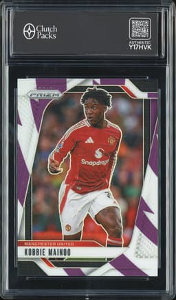 2024-25 Panini Prizm KOBBIE MAINOO #124 Purple White Stripes /92