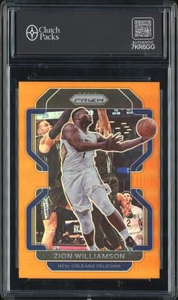 2021 Panini Prizm Zion Williamson #108 Orange /49
