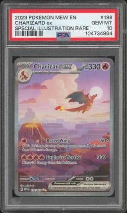 2023 Pokemon Scarlet & Violet 151 Special Illustration Rare Charizard ex #199/165 PSA 10