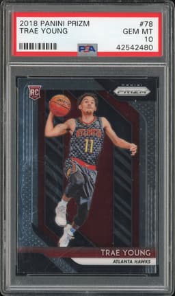 2018 Panini Prizm Trae Young #78 PSA 10