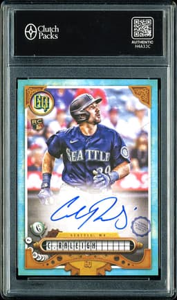 2022 Topps GQ Autographs Cal Raleigh #GQA-CR Blue /99