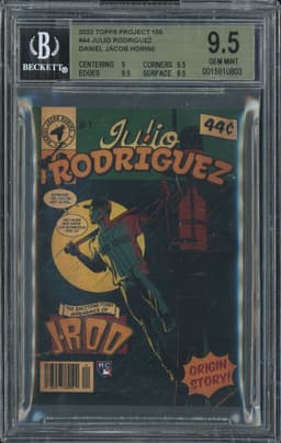 2022 Topps Project 100 Julio Rodriguez #44 BGS 9.5