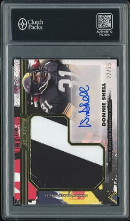 2024 Topps Composite Composite Jumbo Patch Autographs Donnie Shell #CJPAH-DS /25 Autograph