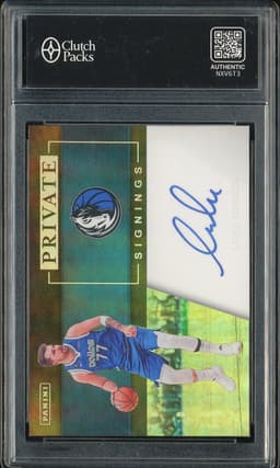 2023-24 Panini Private Signings Luka Dončić #PS-LUK Autograph