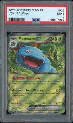 2023 Pokemon Scarlet & Violet 151 Venusaur ex #003 PSA 9