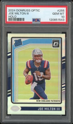 2024 Donruss Optic Joe Milton III #255 Holo PSA 10