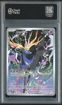 2026 Pokemon Chaos Rising Xerneas #091/086 Illustration Rare