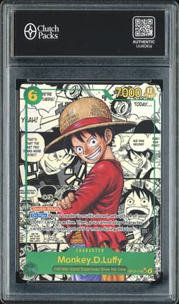 One Piece Monkey.D.Luffy #OP13-118 Carrying On His Will Manga Rare