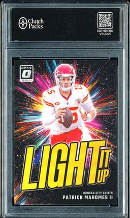 2024 Donruss Optic Light It Up Patrick Mahomes II #11 Gold /10