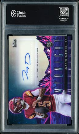2024 Topps Midnight Rookie Horizon Signatures Jayden Daniels #RHS-JD Autograph