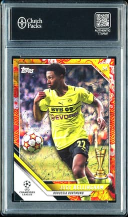 2021 Topps UEFA Champions League Chinese New Year Jude Bellingham #14 /125
