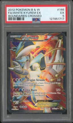 2012 Pokemon Boundaries Crossed White Kyurem EX #146 PSA 5