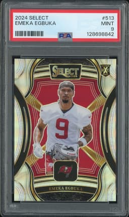 2024 Select Emeka Egbuka #513 Prizm PSA 9