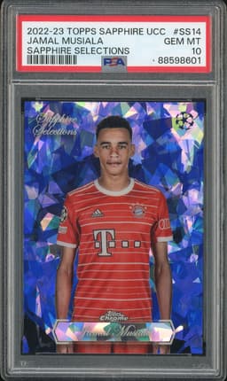 2022-23 Topps Sapphire UCC Sapphire Selections Jamal Musiala #SS14 PSA 10