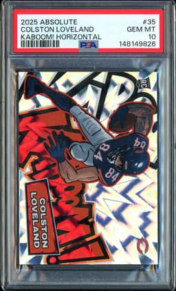 2025 Absolute Kaboom! Horizontal Colston Loveland #35 PSA 10