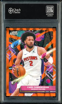 2026 Topps Chrome Cade Cunningham #137 Orange Refractor /25