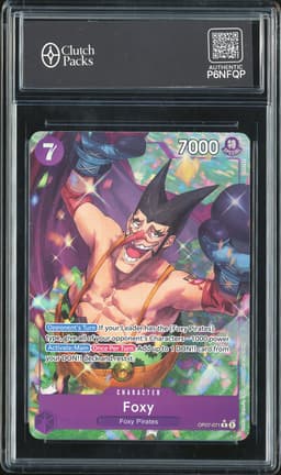 One Piece Foxy #OP07-071 500 Years in the Future R Alternate Art