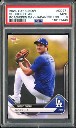 2025 Topps Now Shohei Ohtani #OD271 PSA 9