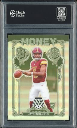 2024 Panini Mosaic Money Jayden Daniels #10 Rookie Card