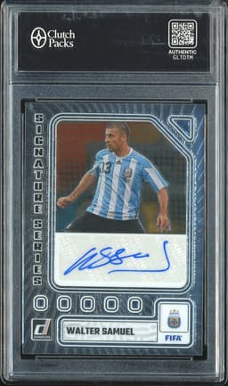 2023-24 Panini Donruss Soccer Signature Series Walter Samuel #SS-WS Autograph
