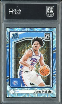 2024-25 Donruss Optic Rated Rookie Jared McCain #270 Premium Box Set /249
