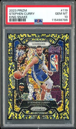 2023 Prizm King Snake Stephen Curry #119 Snake Skin PSA 10