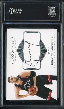 2016-17 Panini Flawless Basketball Jonas Valanciunas #EX-JVA Autograph /25