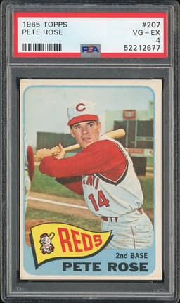 1965 Topps Pete Rose #207 PSA 4