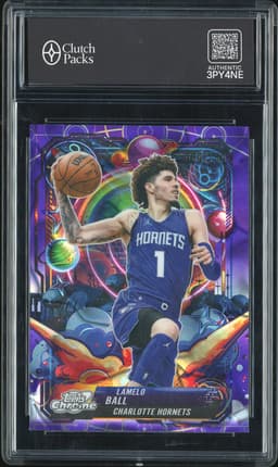 2026 Topps Chrome Propulsion LaMelo Ball #PRP-13 Purple Nebula Refractor /150