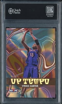 1999-00 SkyBox Hoops Up Tempo Vince Carter #8