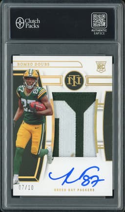 2022 Panini National Treasures Romeo Doubs #194 Autograph Patch /10