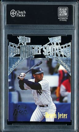 1996 Topps Laser Bronze Spots Derek Jeter #B2