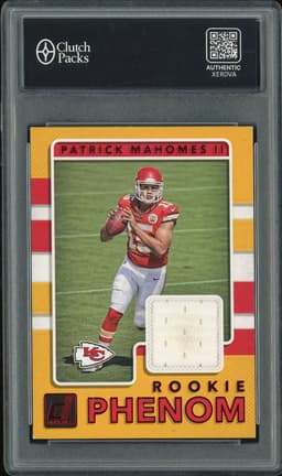 2017 Donruss Rookie Phenom Patrick Mahomes II #7