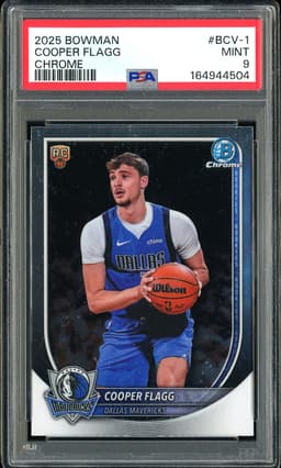 2025 Bowman Chrome Cooper Flagg #BCV-1 PSA 9