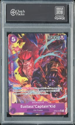 One Piece Eustass "Captain" Kid #OP05-074 Awakening of the New Era Alternate Art