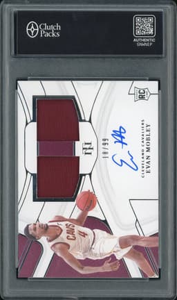 2021-22 Panini National Treasures Rookie Material Signatures Evan Mobley #RMD-EVM /99