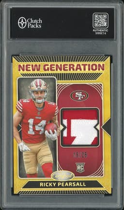 2024 Certified Ricky Pearsall #NGS-RPL New Generation Gold Patch /25