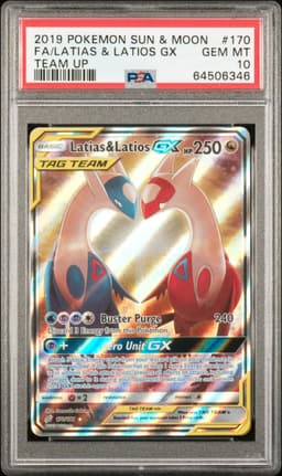 #170 FULL ART/LATIAS & LATIOS GX