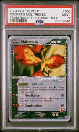 #100 ROCKET'S MOLTRES EX-HOLO