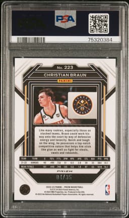 #223 CHRISTIAN BRAUN