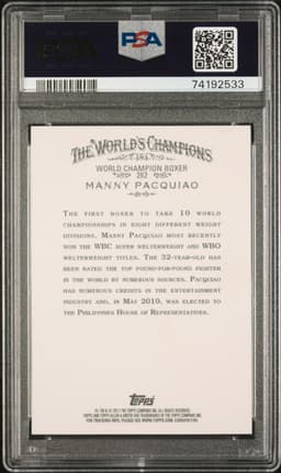 #262 MANNY PACQUIAO