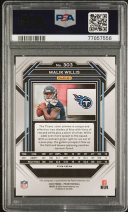 #303 MALIK WILLIS