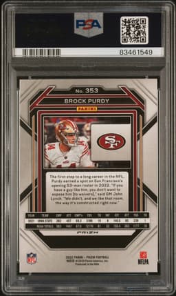 #353 BROCK PURDY