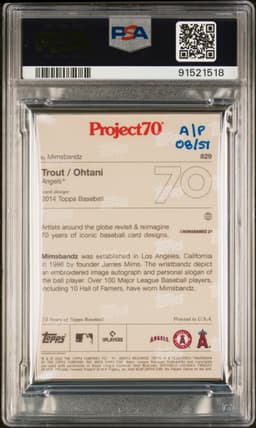 #829 MIKE TROUT/SHOHEI OHTANI
